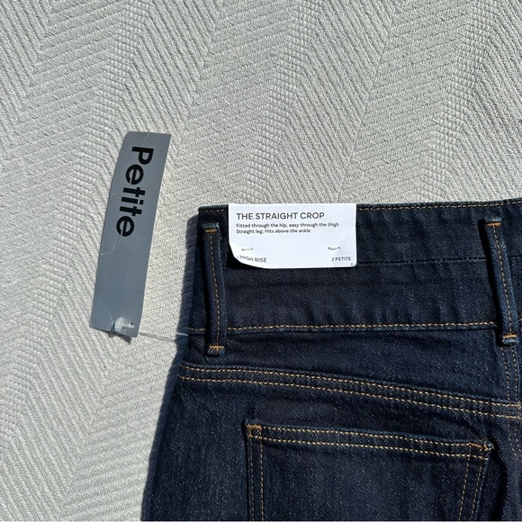 Ann Taylor petite high rise the straight crop jeans - Picture 5 of 5